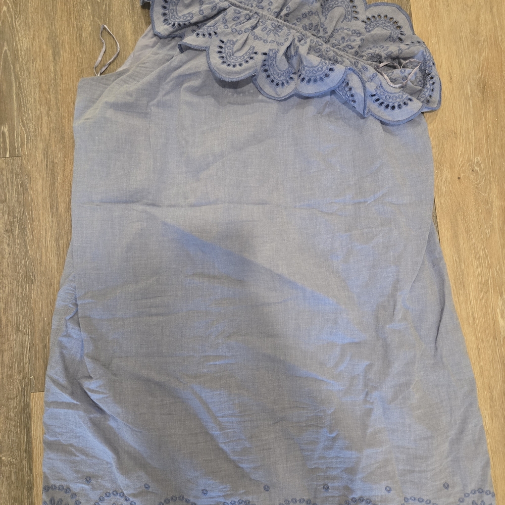 Vineyard Vines Blue One Shoulder Dress